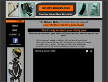 Tablet Screenshot of helmet-holder.com